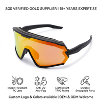 HUBO Lunettes de sport personnalisées Lunettes de soleil de sport polarisées pour hommes Baseball Bicycle Wave Runner Lunette De Sport Baseball