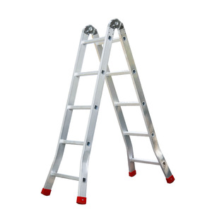 Prenez peu <span class=keywords><strong>de</strong></span> place Échelle géante en aluminium pliable 4*3 4*4 4*5 4*6 marches - Product Image 2