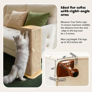 ที่ข่วนมุมโซฟาไม้พร้อมแผ่นป้องกันรอยขีดข่วนจากเส้นใยไซซอล - Product Image 4