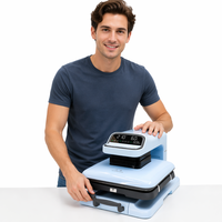 Presse à Chaud Automatique pour T-shirts, Nouvelle Génération, Certifiée CE, Facile à Utiliser, pour Transfert Thermique et Sublimation, 110V/220V