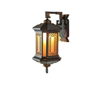 Style chinois extérieur étanche cour lampe Villa appliques murales externes pour couloir escalier terrasse balcon - Product Image 2