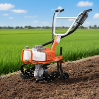 Motoculteur multifonctionnel à essence 53,2 cm³ 1,2 kW, puissant et polyvalent pour le désherbage et la culture des champs – Meilleures ventes