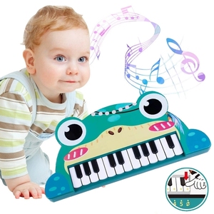Wholesale Wooden Cartoon Animal Kids Electronic Piano Multiple Styles For Toddler Early Learning <b>Musical</b> Instrument Gift - Product Image 4