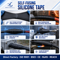 Ruban adhésif en silicone ignifuge V0, auto-adhésif, à haute isolation diélectrique, pour la protection des fils de moteur et des barres omnibus