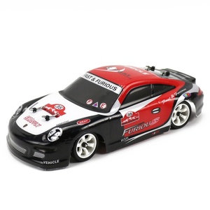 Voiture RC 1/28 2.4G 4WD 4 canaux, véhicule de course électrique télécommandé, drift, 30KM/H, haute vitesse, contrôlée par application, chargeur par câble USB - Product Image 1