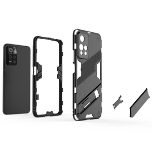 <span class=keywords><strong>Funda</strong></span> Protectora para <span class=keywords><strong>Xiaomi</strong></span> Redmi Note <span class=keywords><strong>11</strong></span> Pro, Diseño Punk Armor 2 en 1, PC + TPU, Antigolpes, con Soporte Invisible, Venta al Por Mayor - Product Image 6