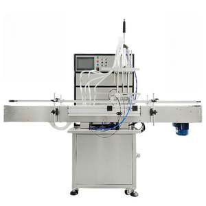 เครื่องบรรจุอัตโนมัติ 4 หัว สำหรับซอสพริก น้ำมันหอมระเหย แชมพู สบู่ น้ำผลไม้ น้ำผึ้ง น้ำส้ม ลงในขวดพลาสติก - Product Image 2