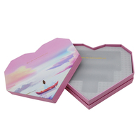Ourwarm — boîte cadeau en forme de cœur, impression personnalisée, en carton, papier kraft, calendrier d'aération au chocolat, pour les amoureux 12 jours, nouveauté 2022