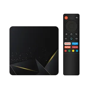 Amlogic S905y4 set top box digital atv cable set top box price in pakistan dual band universal set top box remote control