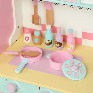 DIY yaratıcı mutfak oyna oyuncak seti eğitim aşçı ahşap bloklar ahşap oyuncaklar çocuklar <span class=keywords><strong>i</strong></span>çin - Product Image 3