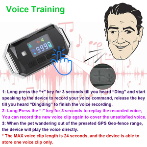 <span class=keywords><strong>Collar</strong></span> de Adiestramiento para Perros con GPS Inalámbrico Inteligente GF01, Dispositivo de Adiestramiento para Mascotas con Vibración, Castigo Estático y Sonido, Precio de Fábrica al por Mayor - Product Image 4