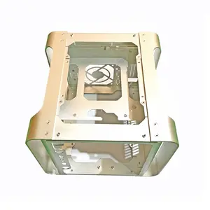 筐体キャビネットアルミ合金ミニ産業用サーバーPCコンピュータボディケースOEM