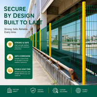 Clôture de chantier en treillis soudé galvanisé, barrière de sécurité temporaire pour chantier extérieur, clôture en fer durable et écologique