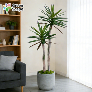 Palmier Sago Artificiel Résistant aux UV, Plante Cycas Imperméable pour la Décoration Extérieure de Jardins et de Patios - Product Image 1