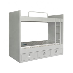 Đồ nội thất hàng hải cabin phòng ngủ kim loại giường tầng với thang và ngăn kéo - Product Image 1