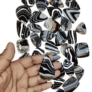 Cabochon d'agate 100% naturel de couleur mélangée, pierre précieuse de haute qualité pour la fabrication de bijoux, pierre précieuse en vrac certifiée par une tierce partie, taille personnalisable - Product Image 1