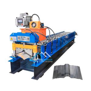 Machine hydraulique populaire de formage à froid de panneau de feuille de chapeau de faîte de toit en acier de couleur automatique du Honduras pour le matériau de construction - Product Image 1