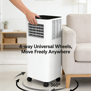 Climatiseur portable silencieux de 5000 BTU, uniquement refroidissement, en plastique, pour hôtels et maisons - Product Image 5