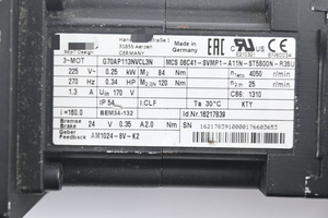 Plc 3 엔진 MCS 06C41-SVMP1-A11N-ST5S00N-R3SU Inc 기어 박스 G70AP113NVCL3N - Product Image 3