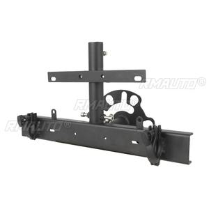 Soporte de matrícula tres en uno con asta de bandera para portón trasero para JK Wrangler 2007-2017, kit de carrocería, accesorios para coche - Product Image 4