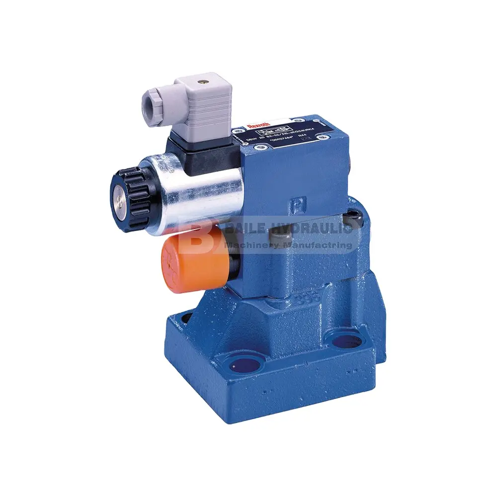 Rexroth DBG DBGC DBGT series Pressure relief valve with DC motor operation, pilot operated