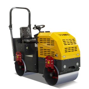 Le petit rouleau compresseur standard EPA a une forte force de vibration et l'opération de changement de vitesse en continu est simple, applicable aux sols durs - Product Image 1