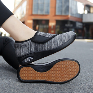 Ortopedico ortopedico di ampia larghezza per anziani con chiusura ad anello regolabile con gancio piedi gonfi che camminano Edema <span class=keywords><strong>scarpe</strong></span> diabetiche per le donne - Product Image 2