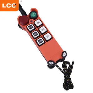 Waterproof Remote Control Telecrane F21-E1 6 Buttons Single Speed Industrial Wireless Remote Control For Electric Hoist
