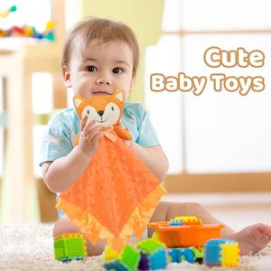 Manta de Seguridad Fox Naranja Suave para Bebé, Peluche Unisex, Regalo para Recién Nacidos y Niños Pequeños, Juguete de Peluche de 16 Pulgadas - Product Image 3