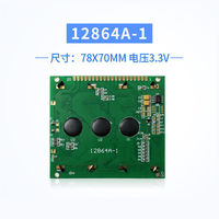 Modul LCD Grafis STN 128x64 Titik 8-bit Paralel SBN0064 IC 3.3V/5V Layar LCD Industri untuk Arduino Raspberry Pi Instrumen