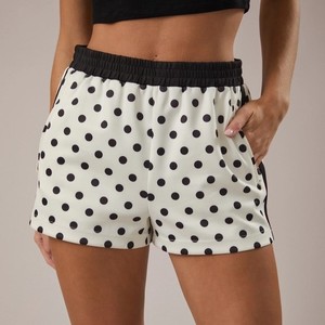 Pantaloncini <span class=keywords><strong>Boxer</strong></span> Estivi <span class=keywords><strong>da</strong></span> <span class=keywords><strong>Donna</strong></span> con Logo Personalizzato, Nuovo Design alla Moda, Casual a Vita Media con Stampa a Pois Laterale, Produttore - Product Image 1