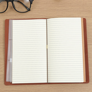 Cổ Cổ Điển Da Tạp Chí Máy Tính Xách Tay Tùy Chỉnh Chính Hãng Da Refillable Xoắn Ốc Phong Cách PU Gỗ Bìa Du Lịch Của Nhật Ký - Product Image 2