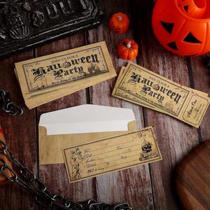 Inviti <span class=keywords><strong>di</strong></span> Halloween con busta biglietto <span class=keywords><strong>di</strong></span> natale invita carta Santa riempire in bianco per adulti festa per bambini festa <span class=keywords><strong>di</strong></span> compleanno Baby Shower - Product Image 3