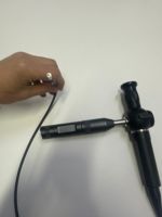 Nasopharyngoscope Portable 300mm Endoscope ENT vidéo Flexible 4mm diamètre Direction de flexion bidirectionnelle pour équipement de test