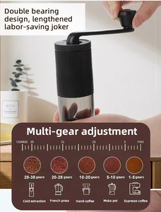 เครื่องบดกาแฟแบบ<span class=keywords><strong>มือ</strong></span>หมุน สีดำ พกพาสะดวก ขายดี - Product Image 5