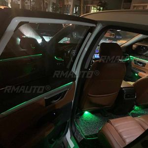 4x LED Lumières d'ambiance intérieures de voiture, lumières de sol musicales RGB, application Bluetooth, bandes décoratives, lumière ambiante pour Toyota Camry 2019-2021 - Product Image 6