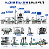 Machine de remplissage pour aliments, fruits, légumes, produits solides, granulés, liquides, cornichons, pâtes, olives marinées, snacks en bouteille ou en pot, en saumure