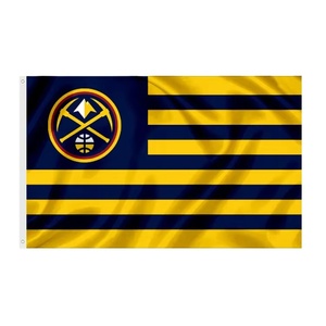 Tùy chỉnh đội cờ tất cả nbateam Denver cốm cờ Polyester Vải 3X5FT nbateam cờ bóng rổ - Product Image 2