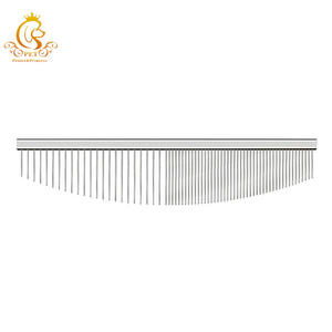 Peine <span class=keywords><strong>de</strong></span> cara <span class=keywords><strong>de</strong></span> luna <span class=keywords><strong>de</strong></span> acero inoxidable para mascotas, peine para <span class=keywords><strong>perros</strong></span>, precio <span class=keywords><strong>de</strong></span> fábrica, EUR PET - Product Image 1