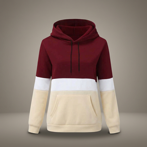 Hoodie à capuche surdimensionné personnalisé pour femme, respirant, long, décontracté, avec poches, de haute qualité professionnelle pour l'hiver - Product Image 1