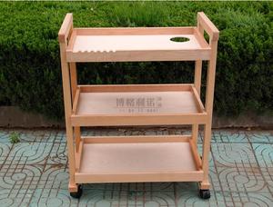 BOMEIJIA Sản Phẩm Mới Amazon Bán Hot Chuyên Nghiệp Văn Phòng Phẩm Ba Lớp Sơn Dầu Kệ Sồi Gỗ Nghệ Thuật Giá Vẽ Với Bánh Xe - Product Image 5