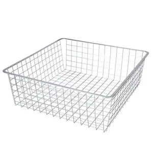 Filo di metallo Cestino/Cestino di <span class=keywords><strong>ferro</strong></span> con Verniciatura a Polvere per di Stoccaggio <span class=keywords><strong>Cesti</strong></span> di Stoccaggio Kit - Product Image 1