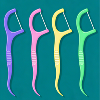 Bâtonnets de fil dentaire biodégradables écologiques, outil de nettoyage buccal jetable pour les soins quotidiens des dents et une haleine fraîche, fil dentaire au charbon de bois