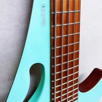 Guitare basse électrique sans tête à cinq cordes MusicBus Fan Piece pour instruments à graves, portable pour les performances et les répétitions