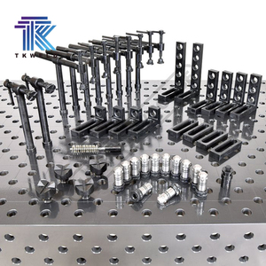 โต๊ะเชื่อมเหล็กหล่อ 3 มิติ TKweld ได้รับการรับรองมาตรฐาน CE ขนาด 2000*1000*200 มม. สถานีบัดกรีใหม่ - Product Image 5
