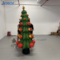 Arbre de Noël gonflable utilisé pour les célébrations du Nouvel An, les parcs d'attractions, les décorations de scène et la publicité.