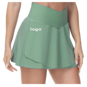 กระโปรงกีฬาเทนนิสแบบสั่งทำพิเศษคุณภาพสูงสำหรับผู้ใหญ่ กางเกงขาสั้นยืดหยุ่นคุณภาพสูงพร้อมกระเป๋า รับผลิตแบบ OEM - Product Image 1