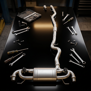 Para <span class=keywords><strong>BMW</strong></span> 320i 325i 330i 420i 425i 430i B48 2.0L, escape Catback Valvetronic de acero inoxidable 304, mejora de alto rendimiento, diseño de montaje directo. - Product Image 1