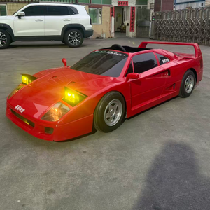 Mini F40 et Mini 911, véhicules électriques puissants, musique, deux sièges en cuir, kart électrique à LED pour parcs d'attractions - Product Image 1