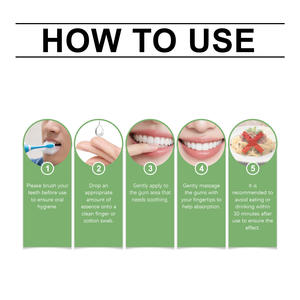 Higiene bucal multiusos para el cuidado de las encías Limpieza profunda Reparación Esencia Dientes amarillos Manchas Cuidado del sarro - Product Image 6